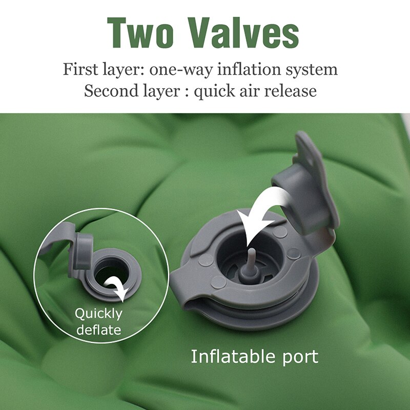 Portable Inflatable Built-in Pillow Nature Nest Camping Bed | Bowlift