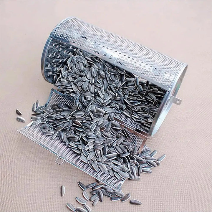 BowLift | Stainless Steel Rolling Grill Basket