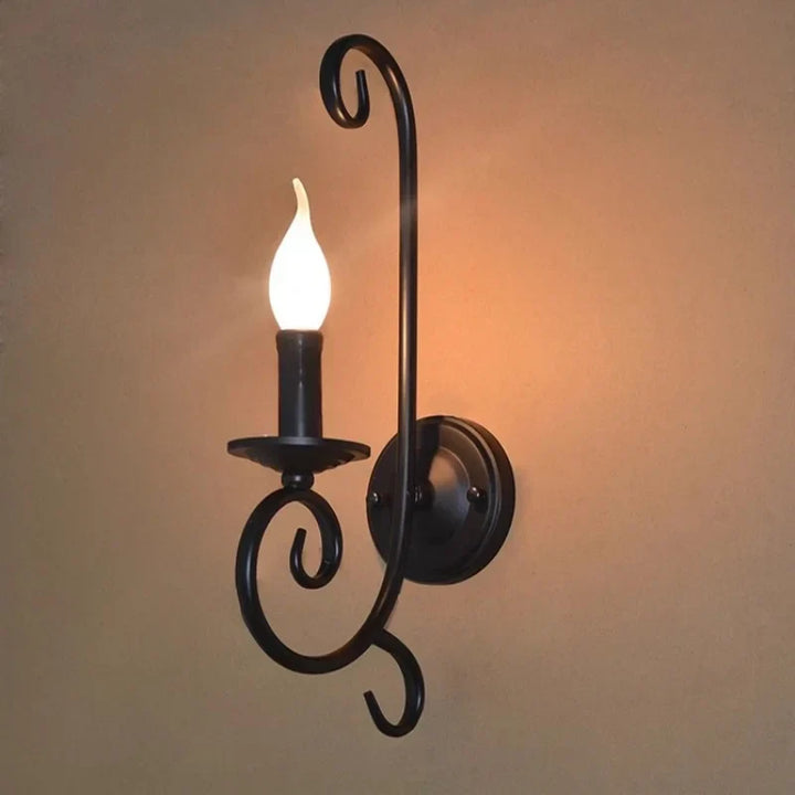 LuminousEra - Elegant Industrial Wall Lamp for Bedrooms Bowlift