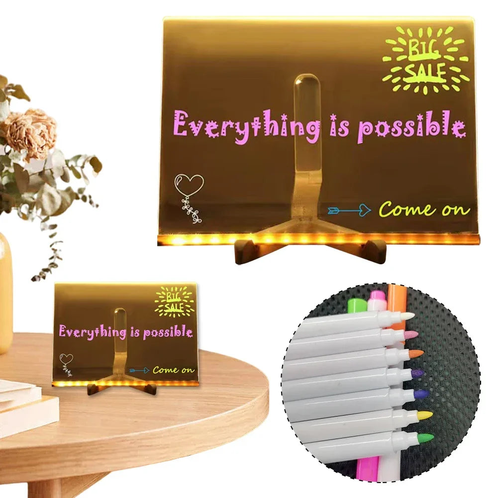 BowLift | Acrylic LED Erasable Writing Panel