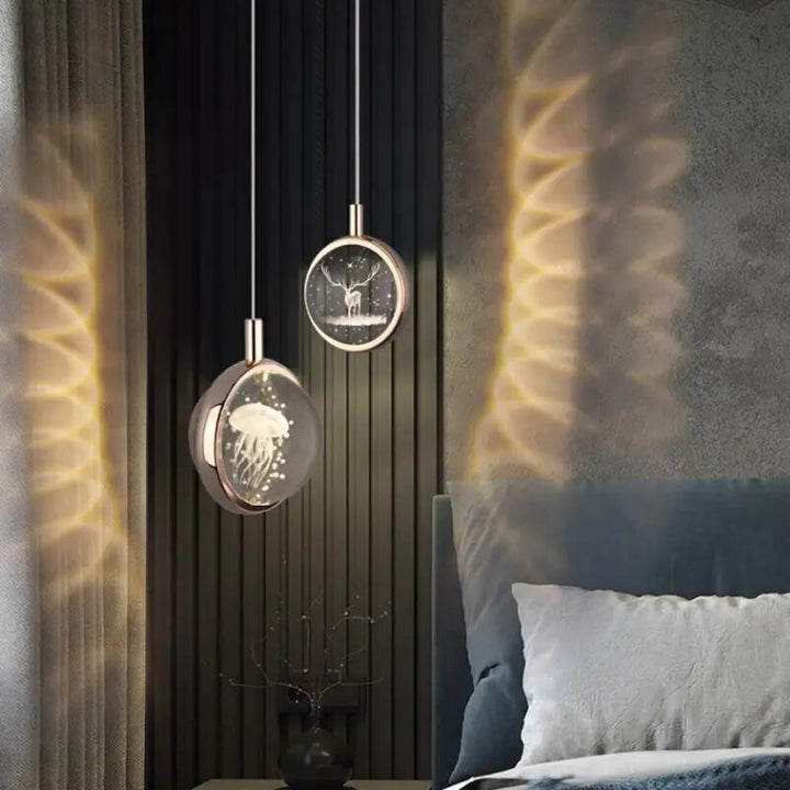 BowLift | Romantic Crystal Rotating Mood LED Lights
