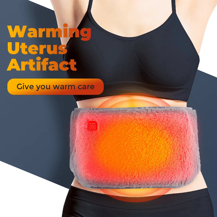 BowLift | ThermaBelt Pro | Electric Heating Belt with Graphene Technology | 3-Stage Temperature Control | Hand & Waist Warmer made of Crystal Velvet | USB Powered