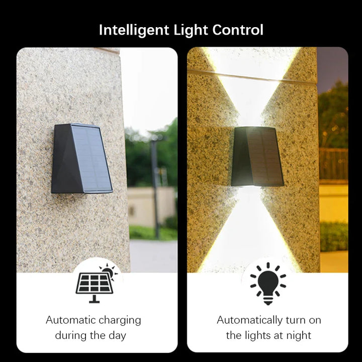 Solar LED Wall Light Bowlift