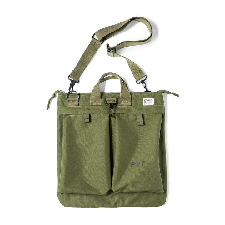 BowLift | UrbanTrek CommanderBag Tactical Men's Messenger Bag | Padded & water-repellent | For laptop, helmet & everyday use | 15.6" | Shoulder & handheld