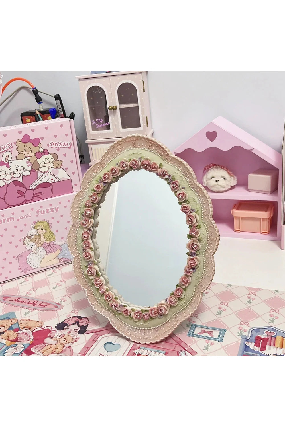 large standing Baroque mirror | Bowlift