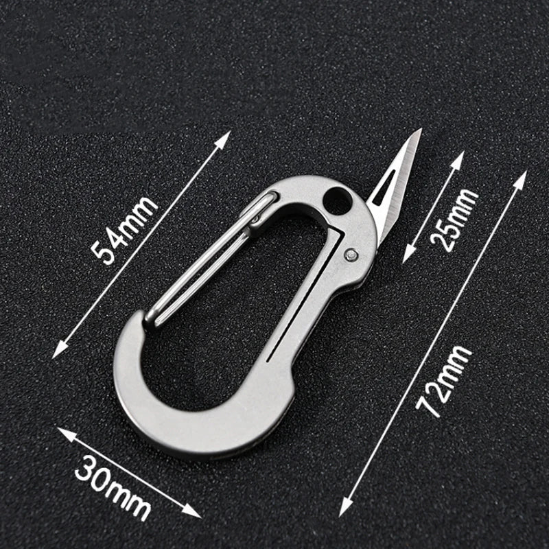 Titanium Alloy EDC Multi-Tool Keychain Knife | Bowlift