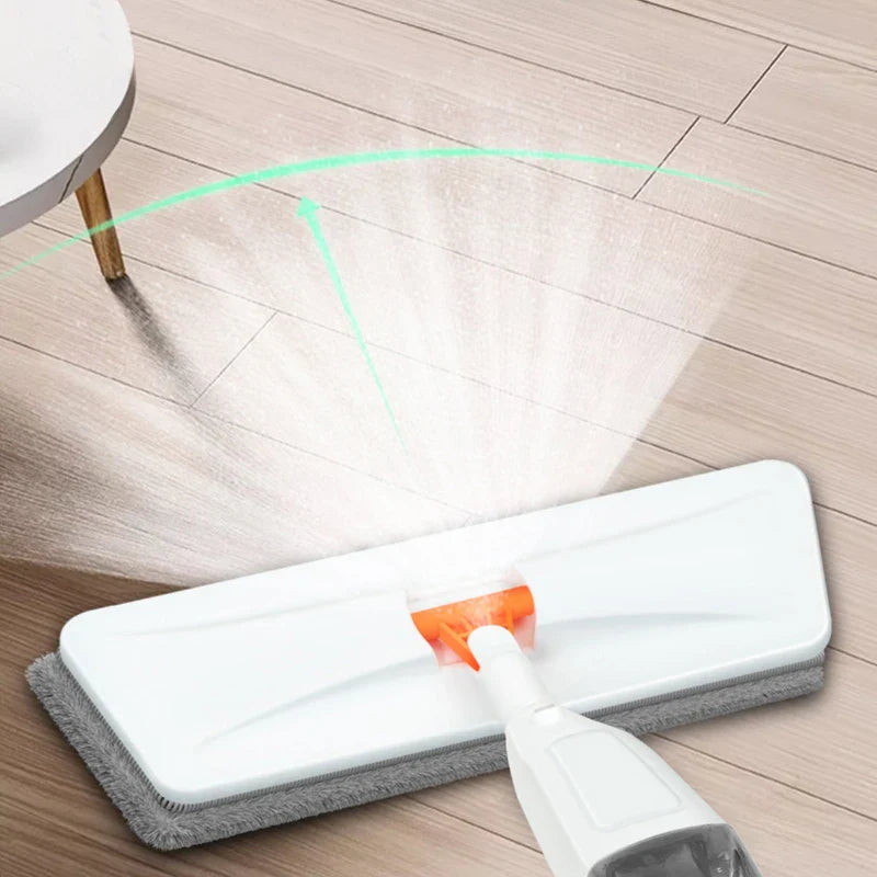 BowLift | Sprayvia Spray Mop with Microfiber Head | 360° Swivel Joint | Flat Mop System | Reusable & Eco-Friendly