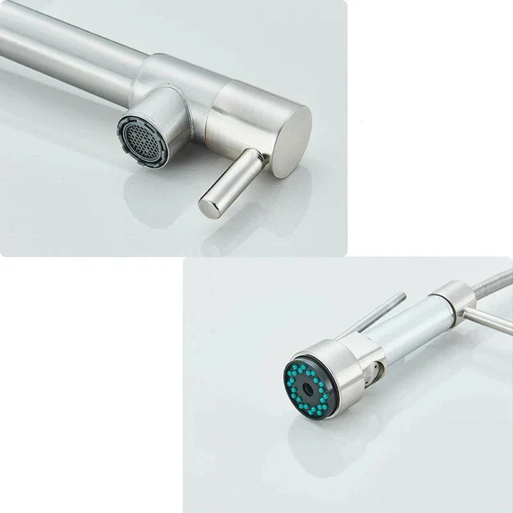 BowLift | NickelPivot - 360° Rotating Kitchen Tap