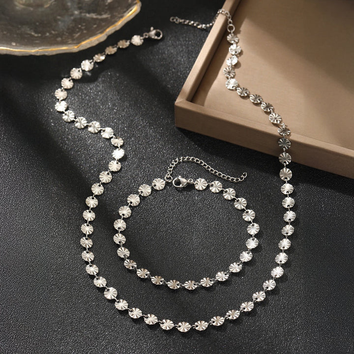 BowLift | Circle Spiral Bracelet and Necklace Set