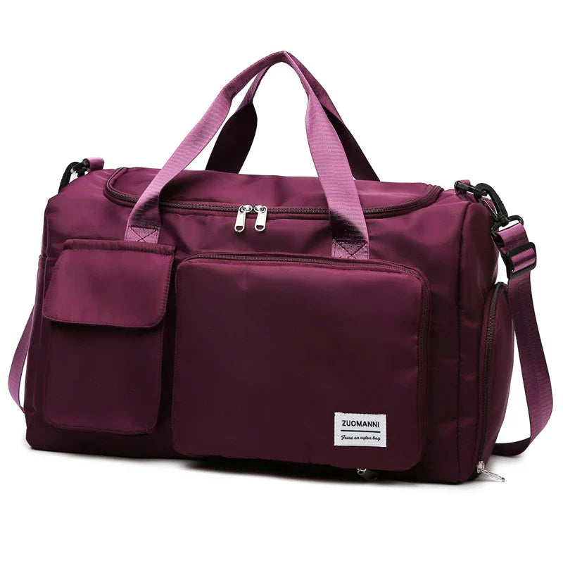 BowLift | Viontera Travel Bag Women | 35L Weekender with Shoe Compartment | Water Resistant & Flight Approved | Sport & Fitness Bag