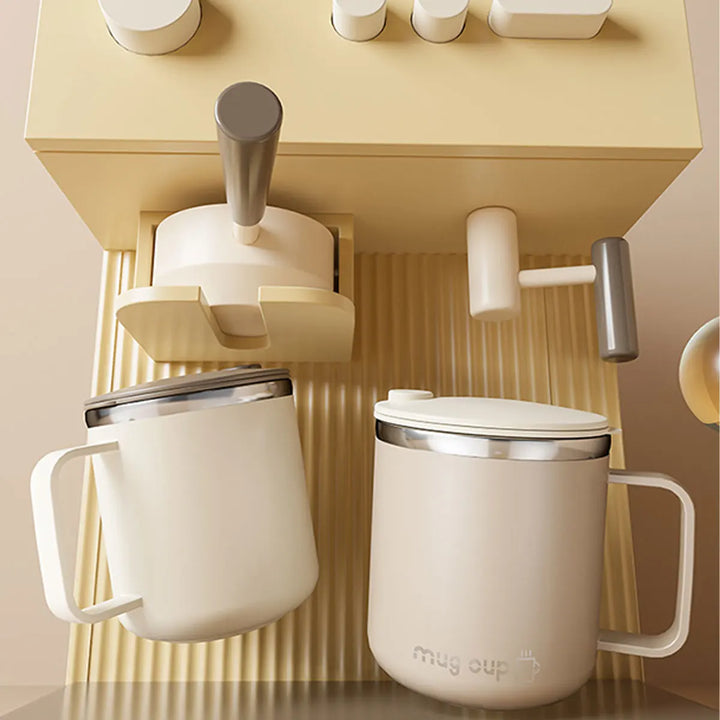 Insulated stainless steel coffee cup with lid | Bowlift