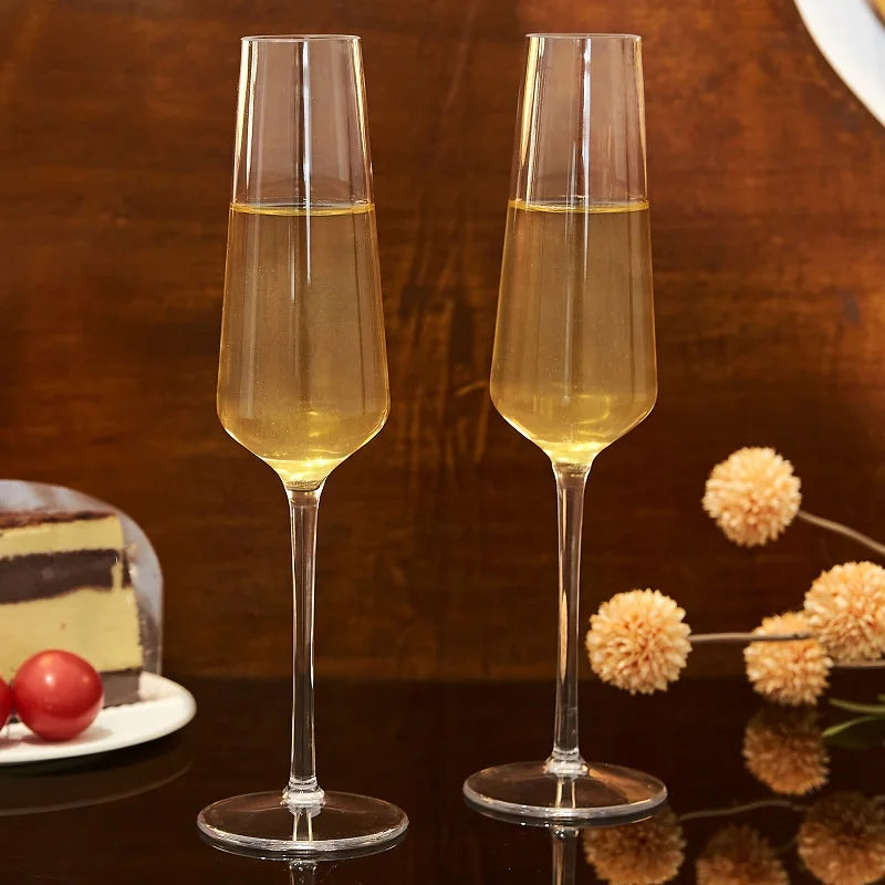 Unbreakable Acrylic Champagne Flute 4-Piece Set Bowlift