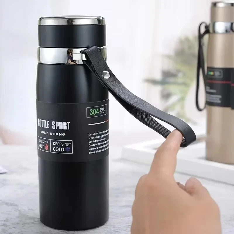 Stainless steel vacuum insulated thermos bottle 1000 ml | Bowlift