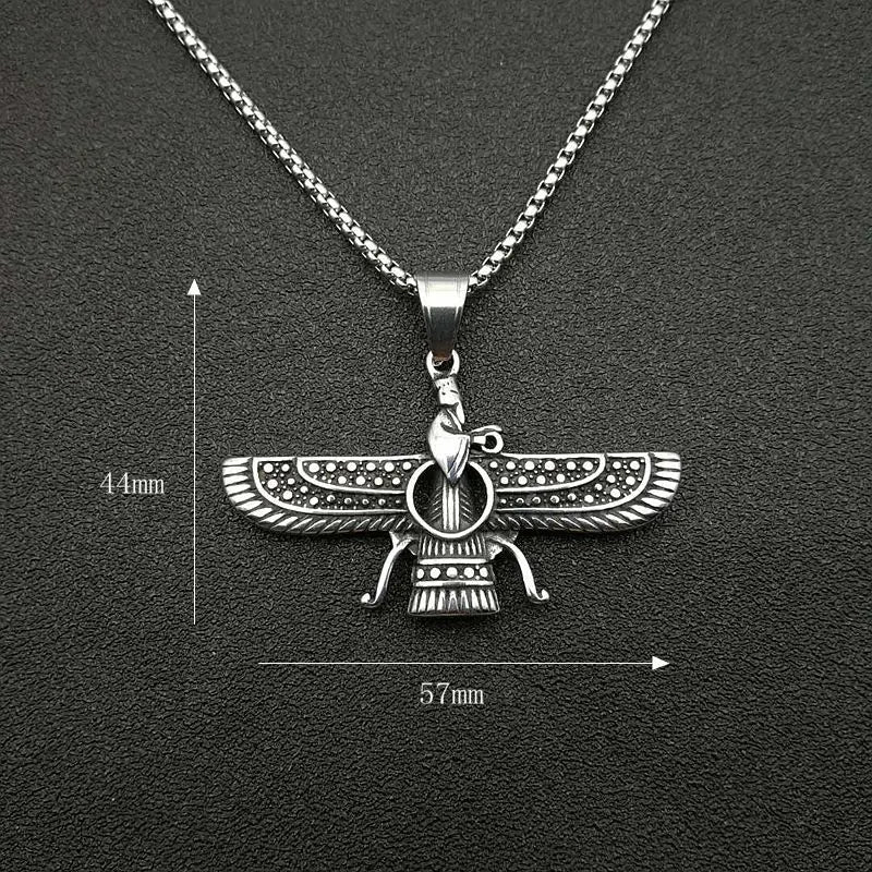 BowLift | Zoroastrian Faravahar / Ahura Mazda Pendant Necklaces