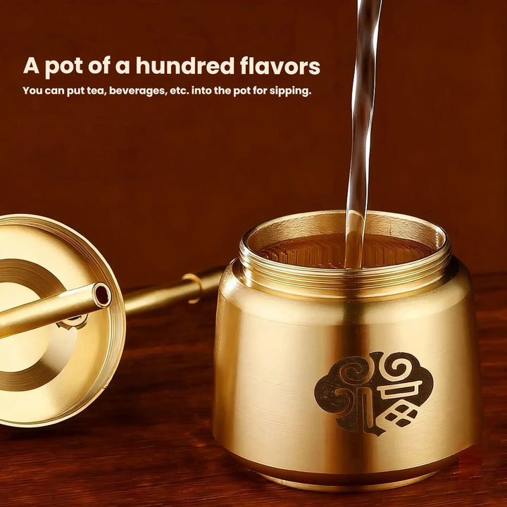 Artisan Brass Pipe Aromatherapy Incense Burner | Bowlift