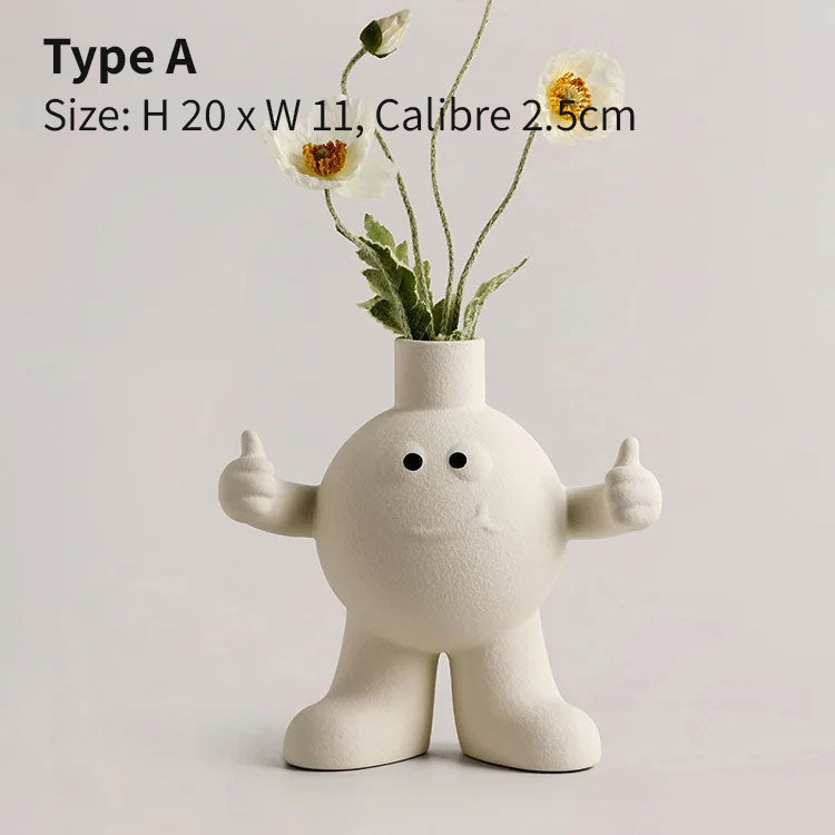 Character Ceramic Vase | Bowlift