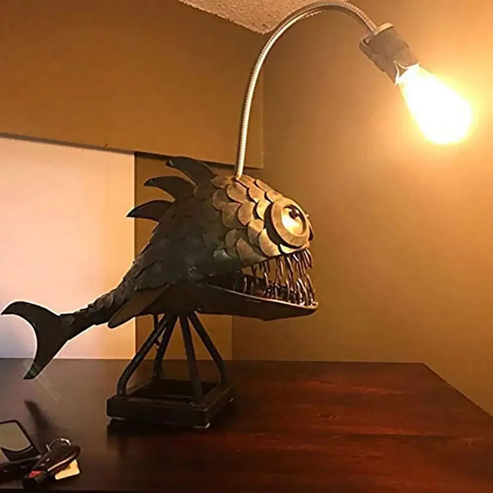 Glowfish Retro Table Lamp Bowlift