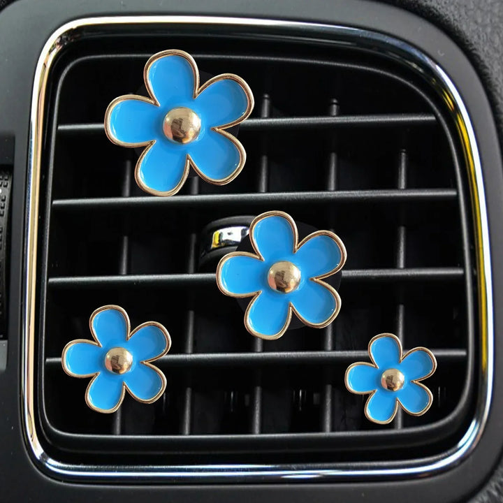 BowLift | FloraDrive Scent Clips | Flower Air Fresheners for Car | Set of 4 | Decorative Aromatherapy for Vent Slots