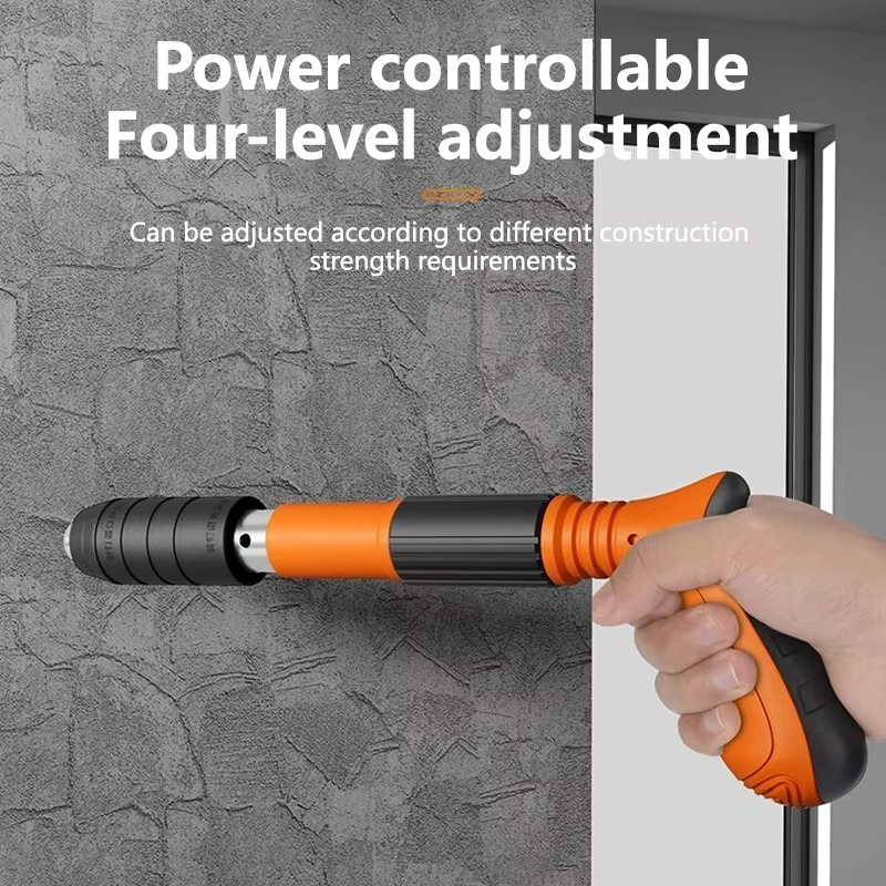 BowLift | Versatile High-Precision Manual Nail Gun with Nails - Ideal for Woodworking and Concrete Decoration