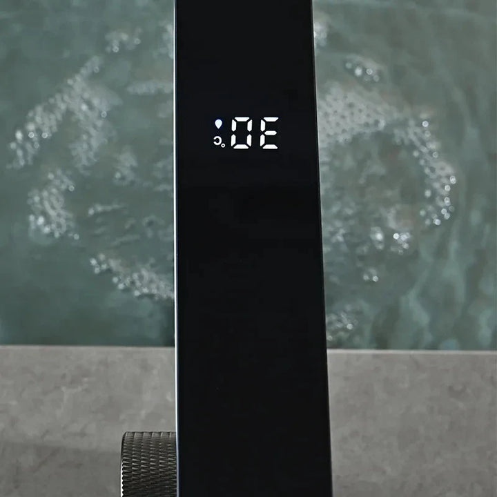 BowLift | LED Sink Faucet with Digital Temperature Display and Hot-Cold Mixing Function