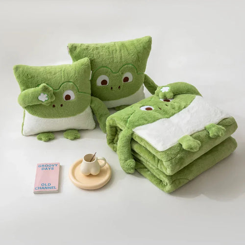 Cozy Dreams Mini Monster Quilted Pillow Bowliftanket | Bowlift