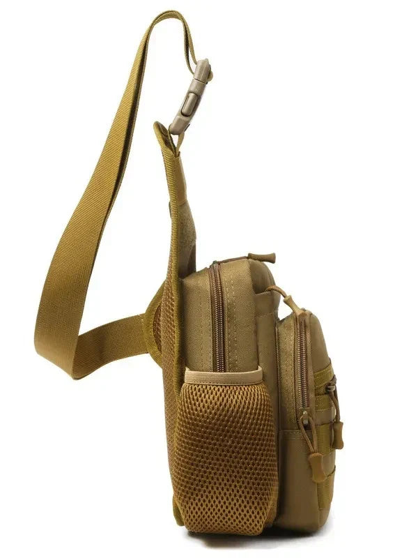 Multi-Pocket Crossbody Compact Hiking Chest Bag | Bowlift