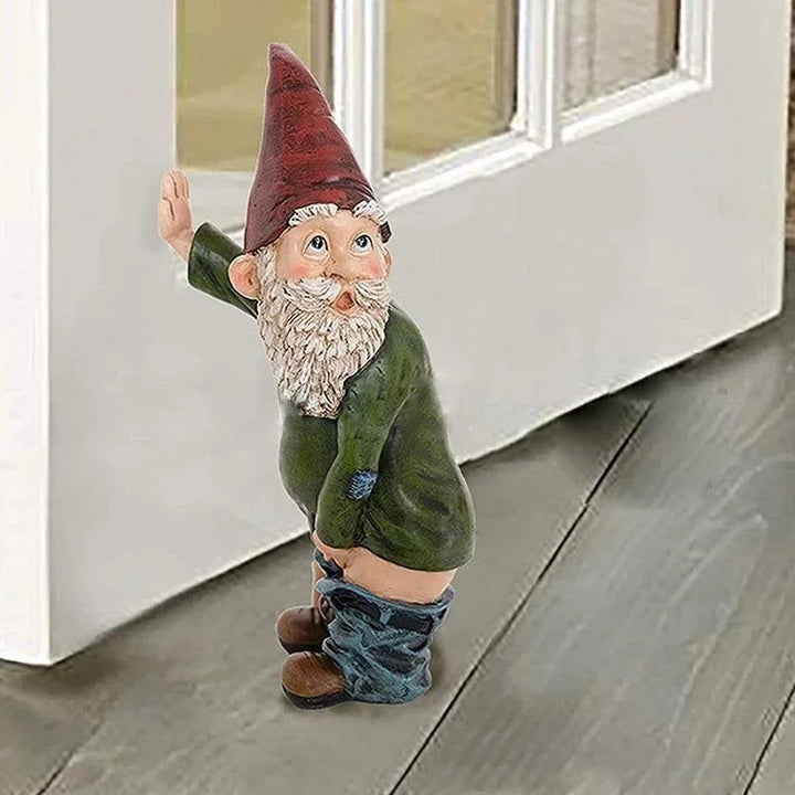 BowLift | Creative Gnome Figurine Made of Resin with White Beard