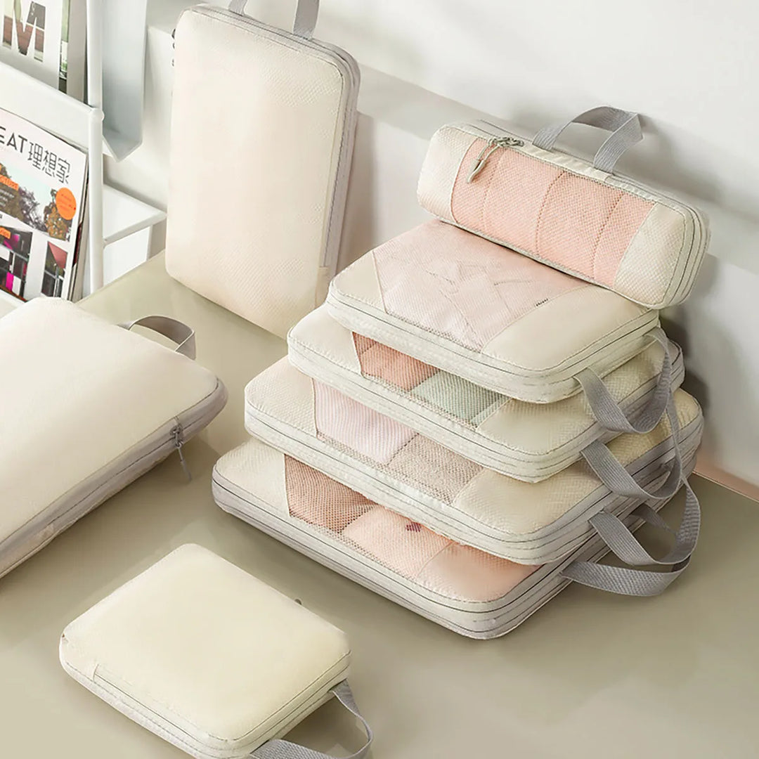 BowLift | PackNest Compression Organizer Set | 5-piece | Space-saving & Water-repellent | Ideal for travel & everyday use