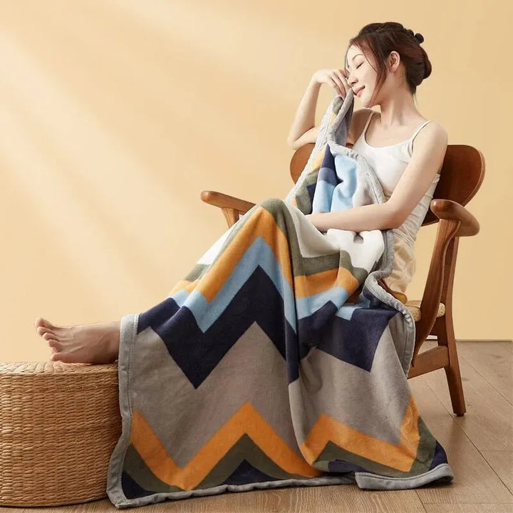 Extra Soft Thickened Flannel Blanket – Cozy Nap & Air Conditioning Throw | Bowlift