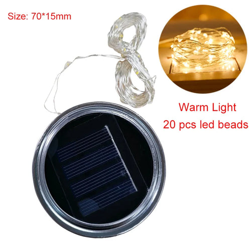 BowLift | LumiDeck Solar-Deck Light String | Waterproof & Light Controlled | For Glass Decor & Garden Lighting