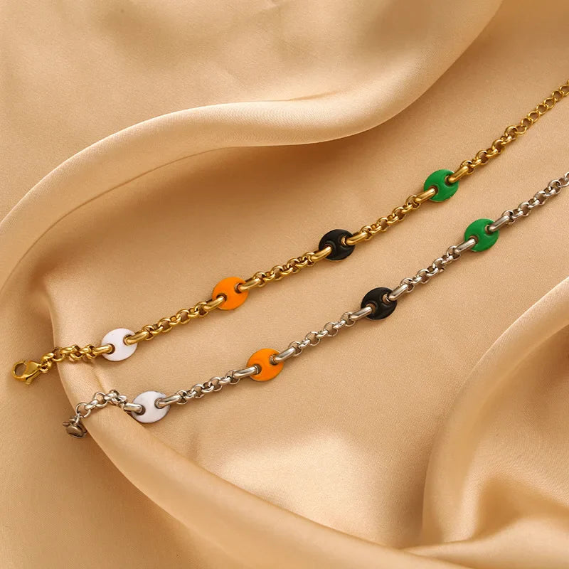 BowLift | Playful Circle Paperclip Chain Bracelet