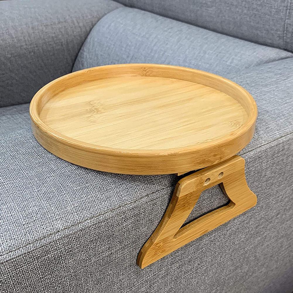 BowLift | Comfy Sofa Armrest Wooden Tray