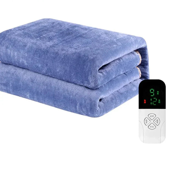 Electric heating blanket with thermostat control 220V - Intelligent temperature control for even heat and comfort on cold days | Bowlift