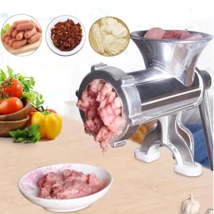 BowLift | Meat Grinder Kraftivo | Manual | Aluminum Alloy | For Ground Meat, Sausages & Dough