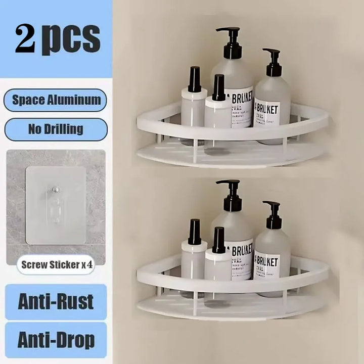 Shower shelf without drilling aluminum | Bowlift