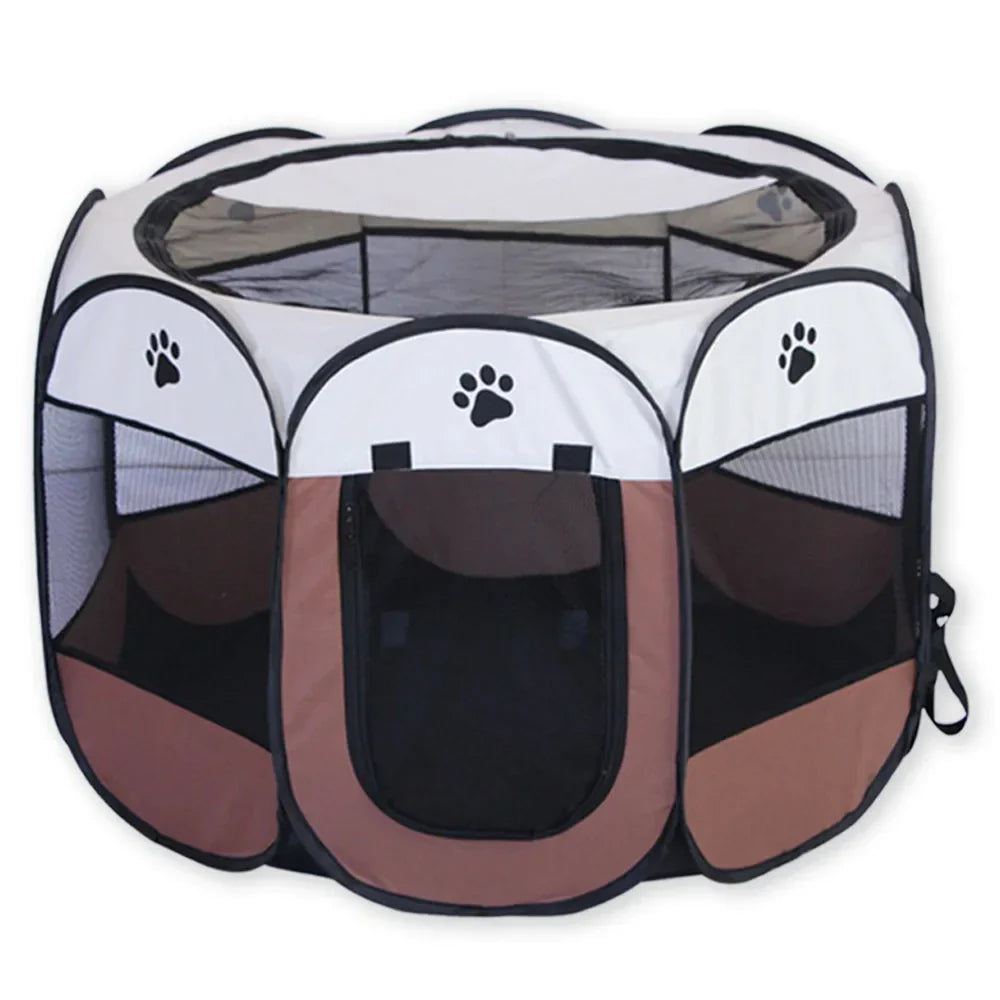 BowLift | Pawvia Foldable Cat Tent | Portable Outdoor Enclosure for Cats & Small Dogs | Breathable & Washable | 72×72×45 cm