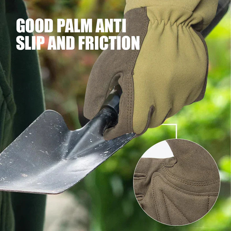 BowLift | GardenGuard Thorn Gloves | Breathable & Durable Microfiber Leather | For Female Gardeners