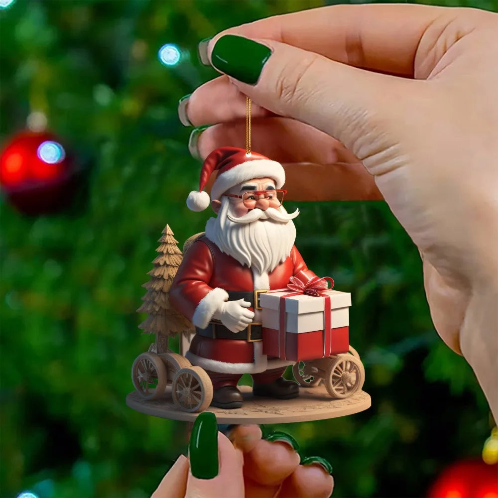 BowLift | SantaHangs | Mini Santa Decorations