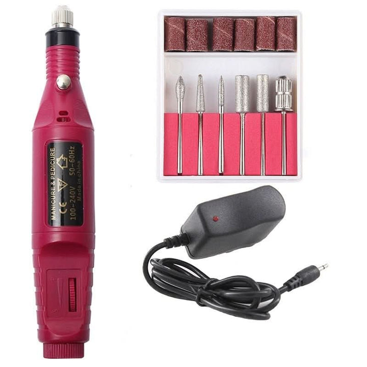 BowLift | Electric 6-in-1 nail care set for manicure & pedicure