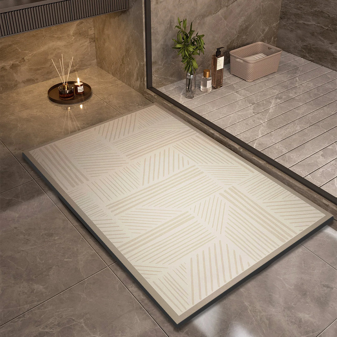 BowLift | Superabsorbent Non-slip Bath Mat Quick-drying Shower Rug