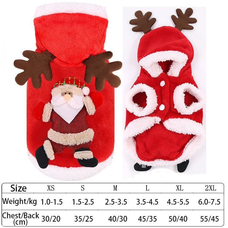 BowLift | Santa Claus Home Winter Pet Costumes