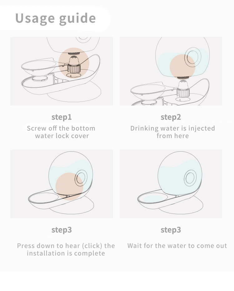 BowLift | AquaPoes Fountain – Automatic Drinking Fountain for Cats and Dogs with Stainless Steel Reservoir