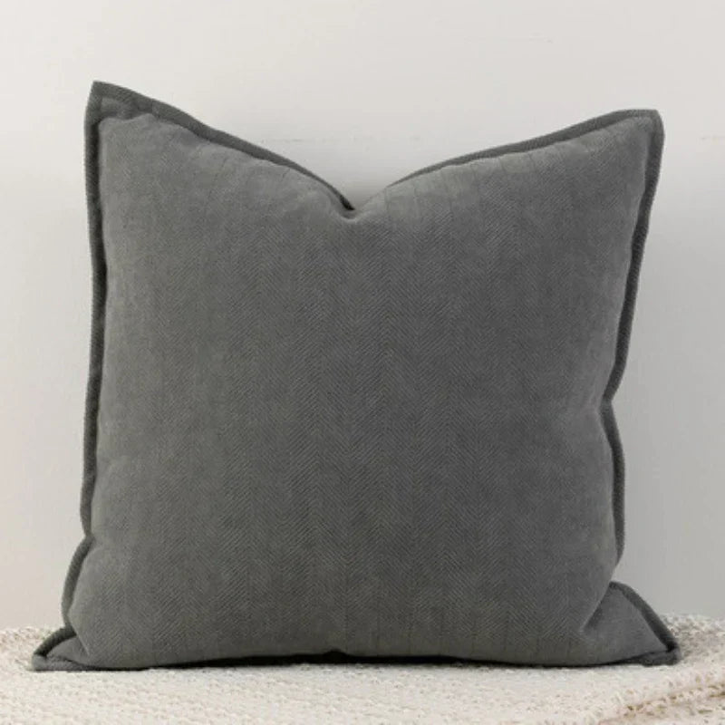 Simple Chenille Pillow Cover for Living Room & Bedroom Decoration – Soft Pillowcase for Modern Home | Bowlift