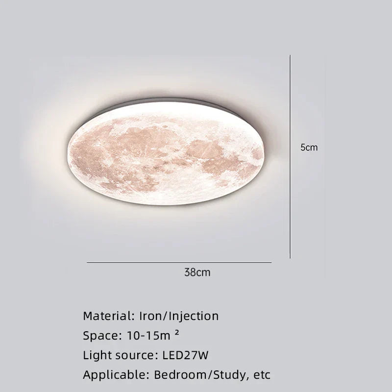 Moon Surface Artistic Modern Ceiling Lamp | Bowlift