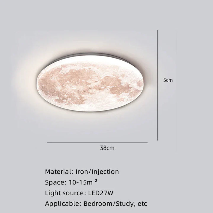 Moon Surface Artistic Modern Ceiling Lamp | Bowlift
