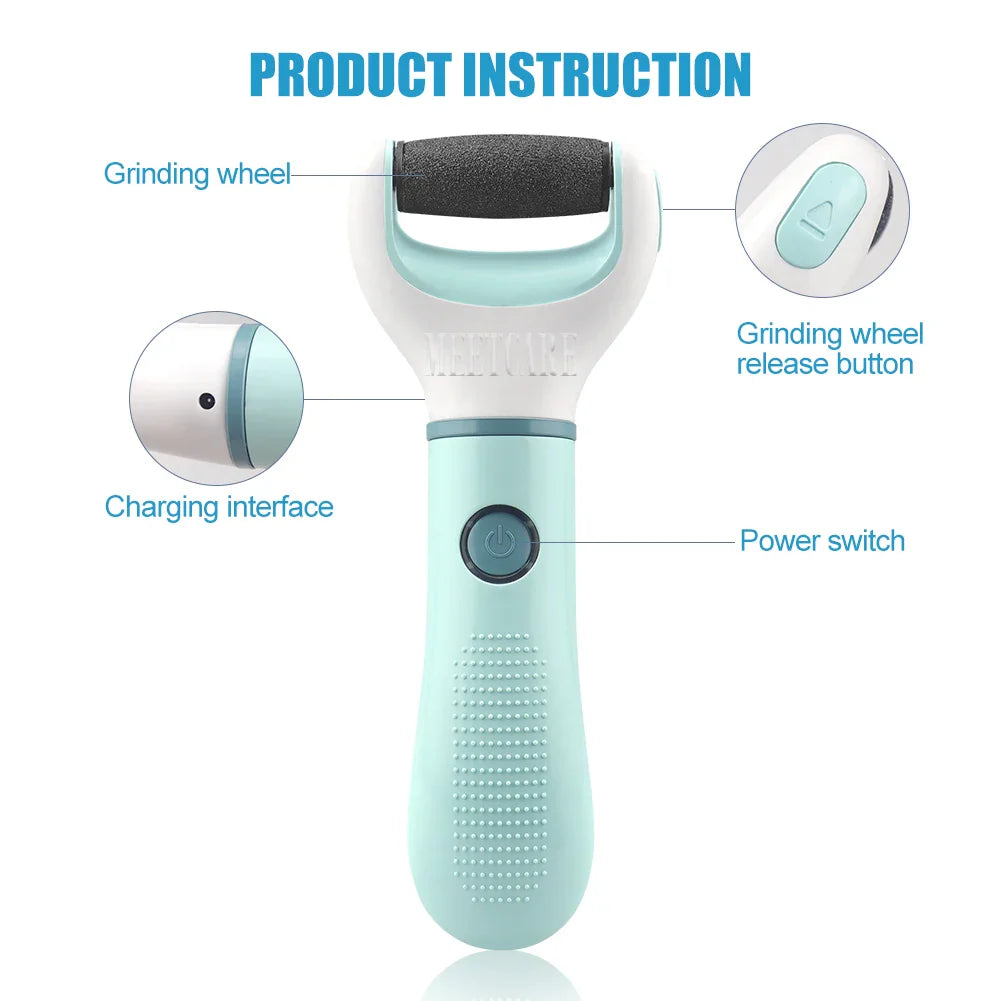 BowLift | Pedivance Electric Callus Remover with USB Charging | For gentle foot care & pedicure | Removes dry, cracked & calloused skin – 1200 mAh