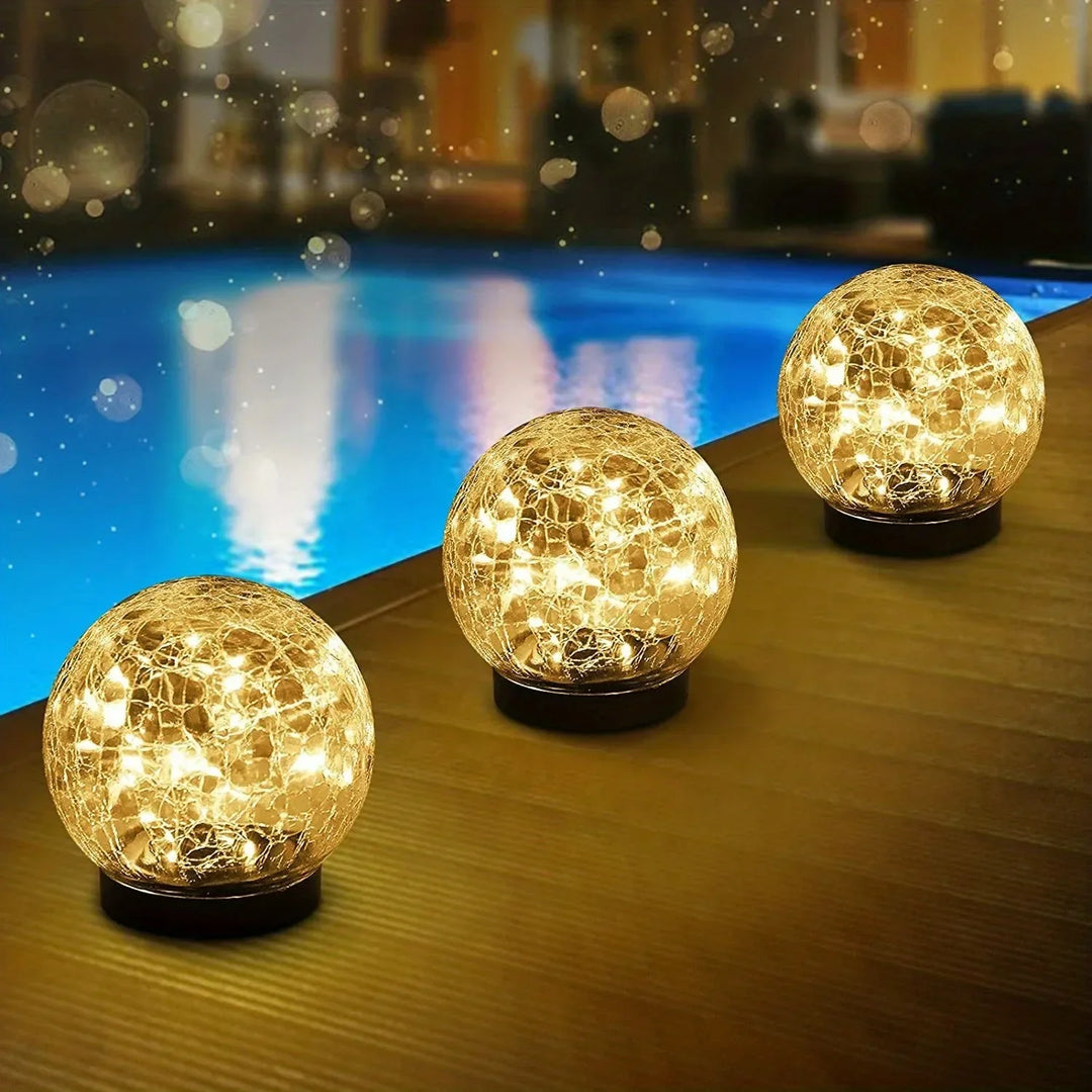 BowLift | Solar-Powered Glass Ball Magical Garden Light