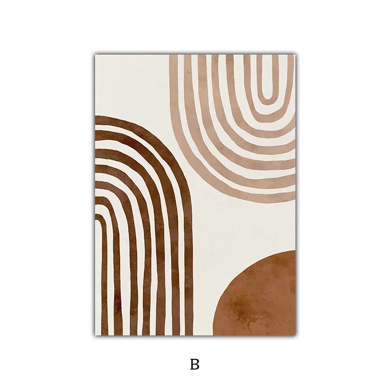 Simple Nature Floral Landscape Gallery Wall Art Fine Art Canvas Prints Minimalist Nordic Pictures For Living Room Scandinavian Home Decor | Bowlift