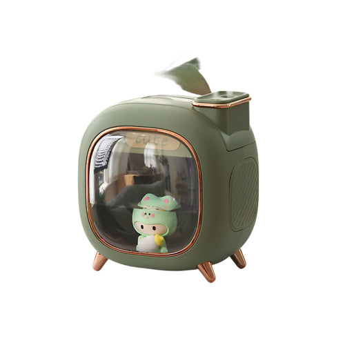 Humidifier – Dual Spray Diffuser with Gentle Ambient Light Bowlift