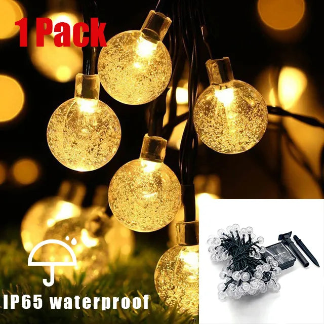 BowLift | 100 LED Solar String Lights Outdoor - Waterproof
